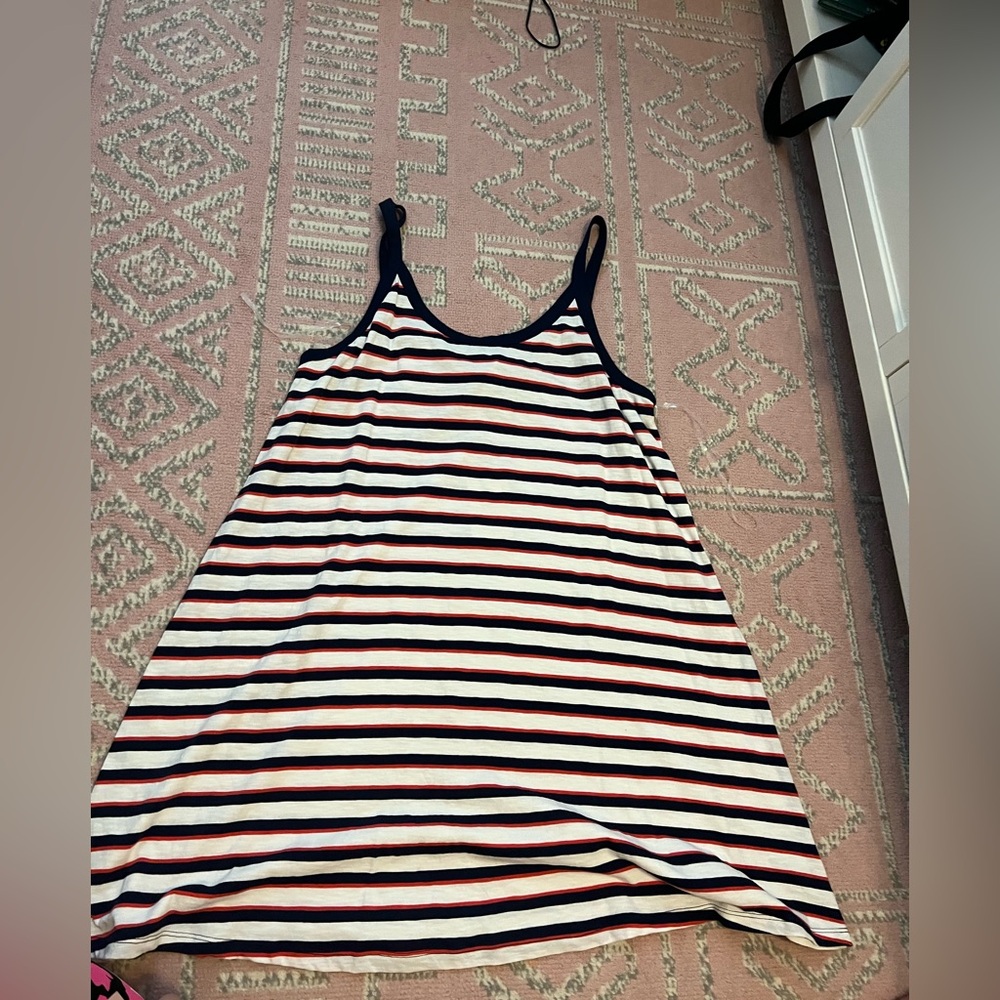 Universal Thread Blue and Red Striped Dress size xl